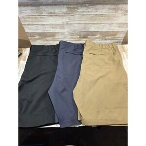 3- Wrangler Mens Flex Waist Cargo Shorts Multiple Colors Size 44